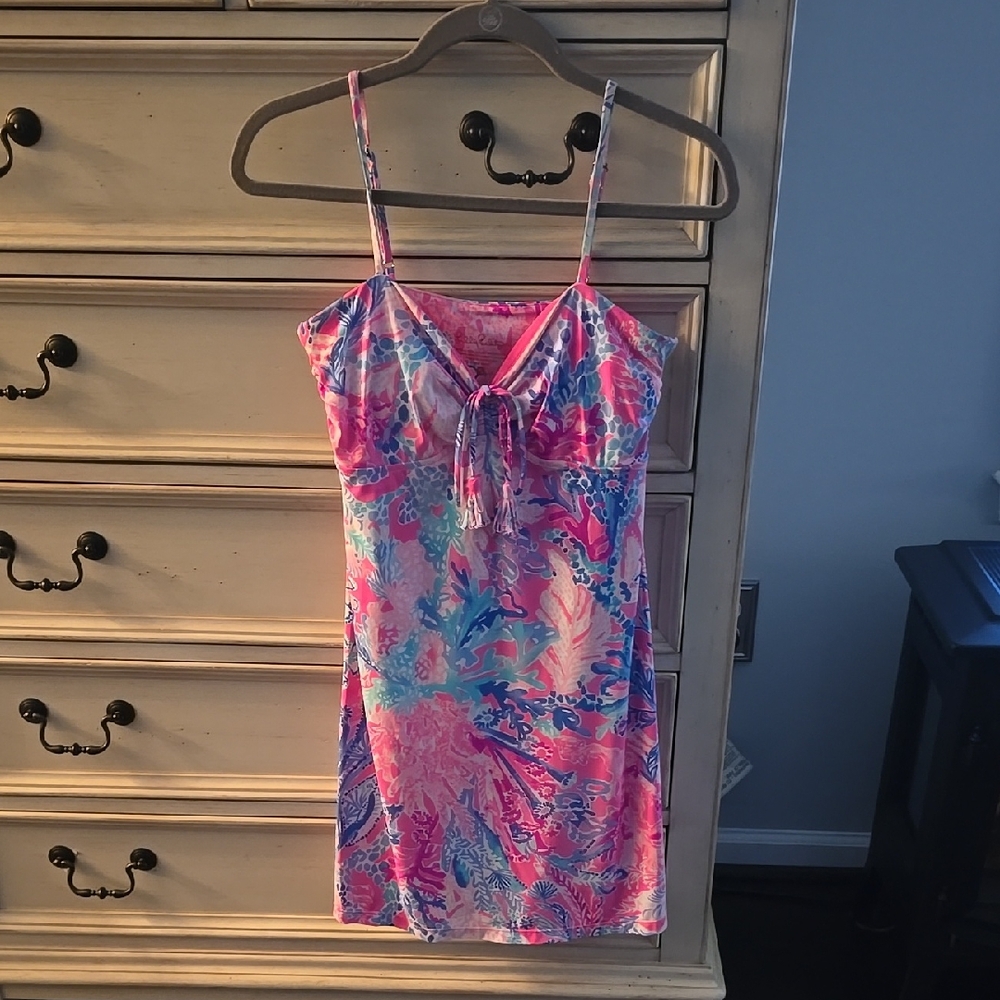 Lilly Pulitzer Pink and Blue Sundress